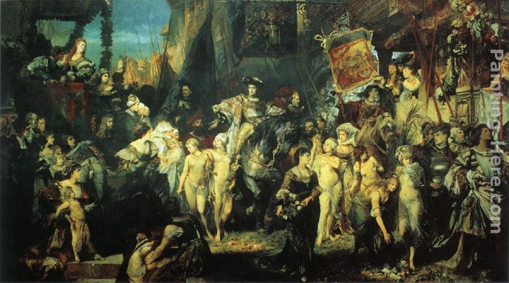 Der Einzug Karls V in Antwerpen painting - Hans Makart Der Einzug Karls V in Antwerpen art painting